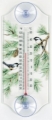 Chickadee Outdoor Window Thermometer