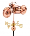 Motorcycle Copper Weathervane