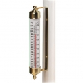 Solid Brass & Tempered Glass Spirit Thermometer