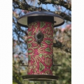 Fuchsia Hanging Art Bird Feeder